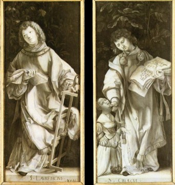 セント・ローレンスとセント・シリックス・ルネッサンス マティアス・グリューネヴァルト Oil Paintings